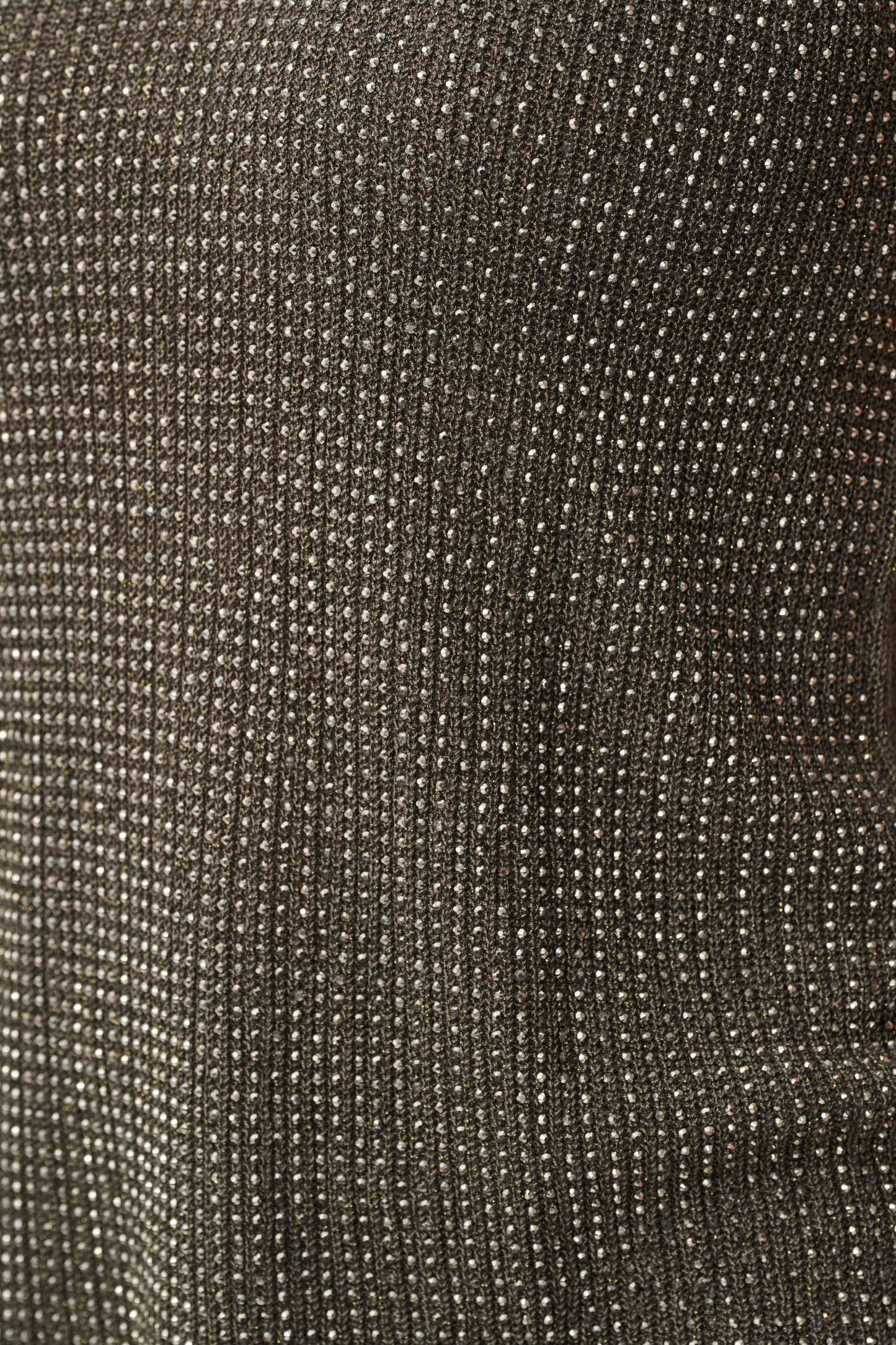 JOSEPH RIBKOFF Metallic Knitted Camisole with Rhinestones 252915F26