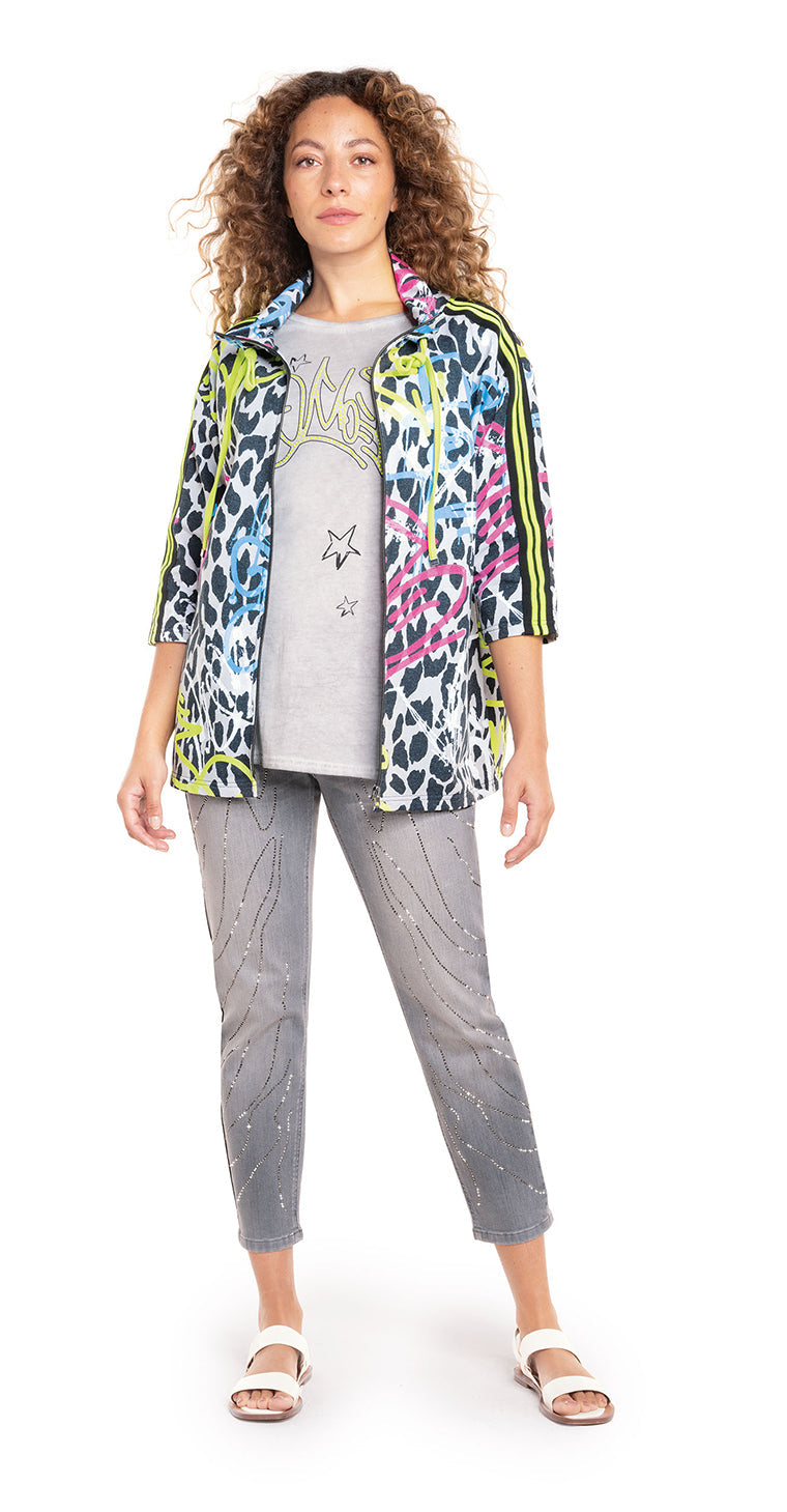Doris Stretch Jacket – Multi Print

Product Code: 122127