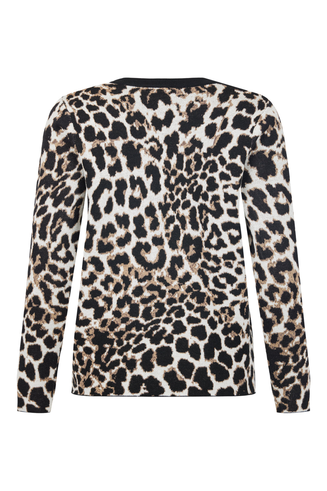 SUNDAY 6727 ROUND NECK ANIMAL PRINT JUMPER