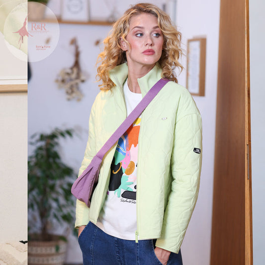 Aine pale green jacket