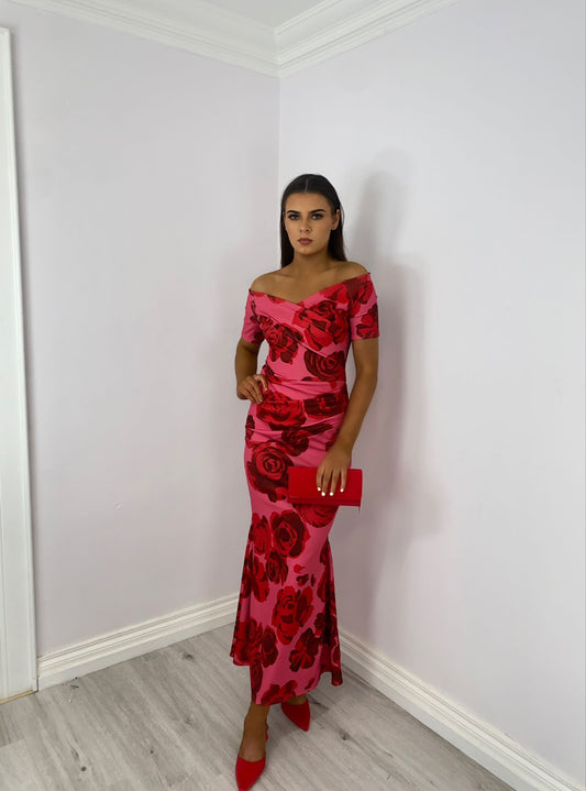 Poppy pink dress
