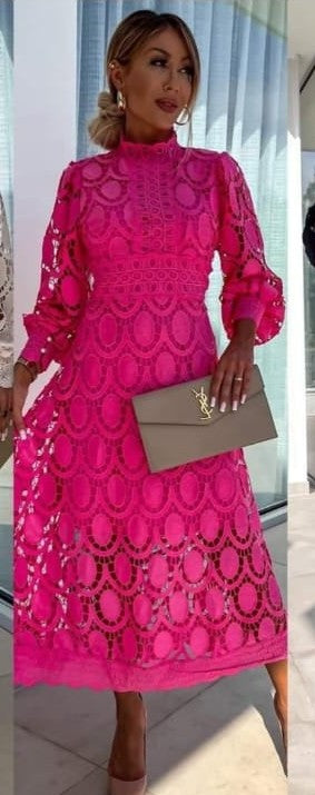 Lottie pink dress