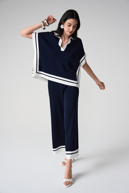 JOSEPH RIBKOFF
Mid-rise Wide-leg Trousers Style 261942