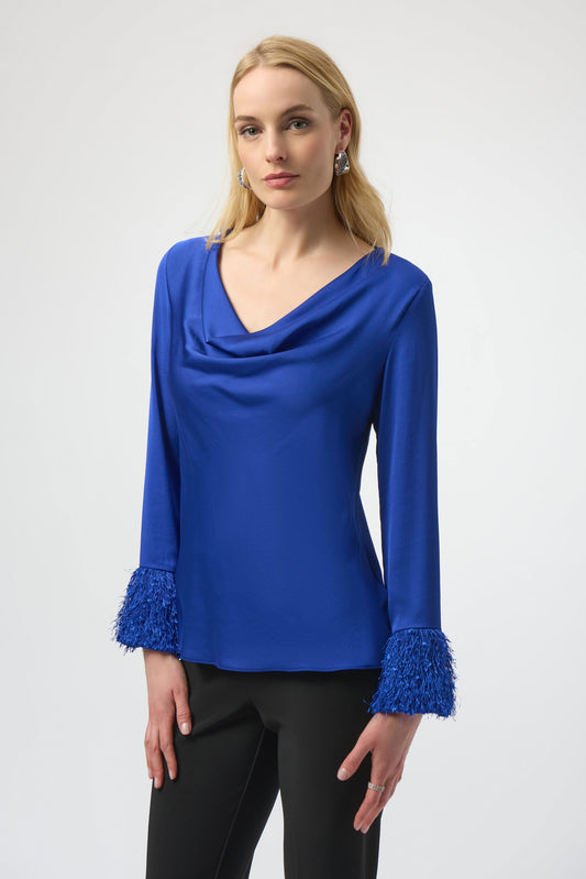 Recycled Satin Cowl Neck Top
254020