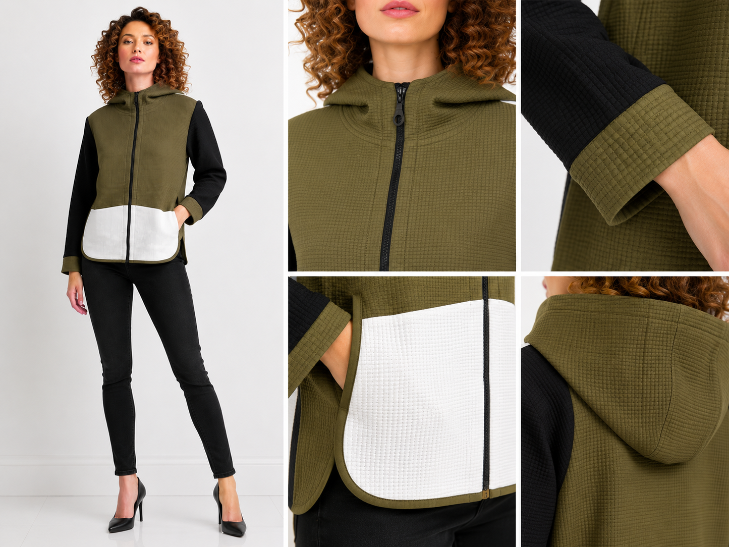 Khaki Colour Jacket – inco  1236