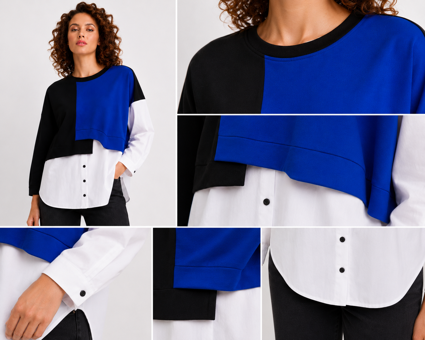 Inco Royal Colour Block Layered  4378