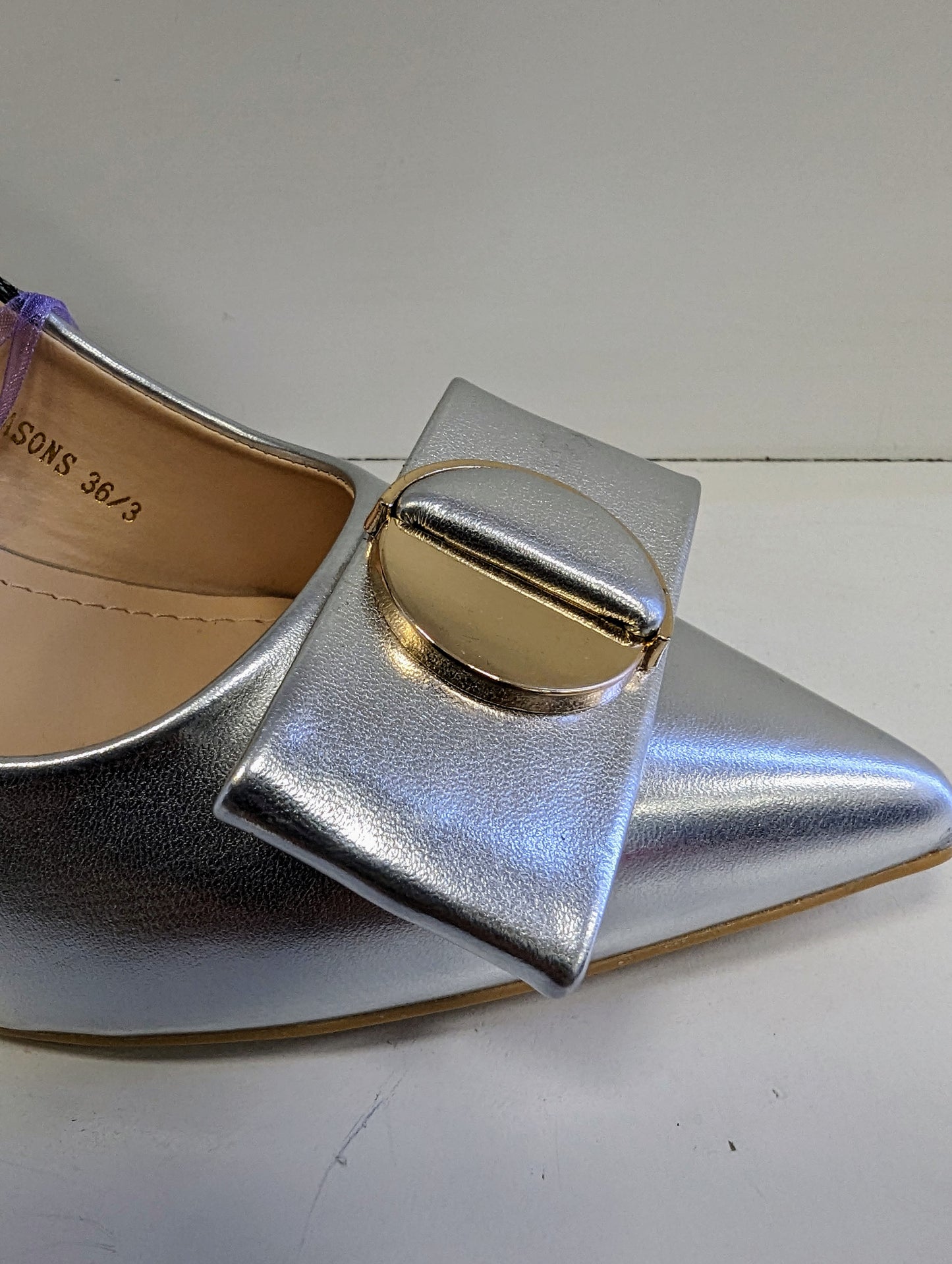 Silver moon shoe