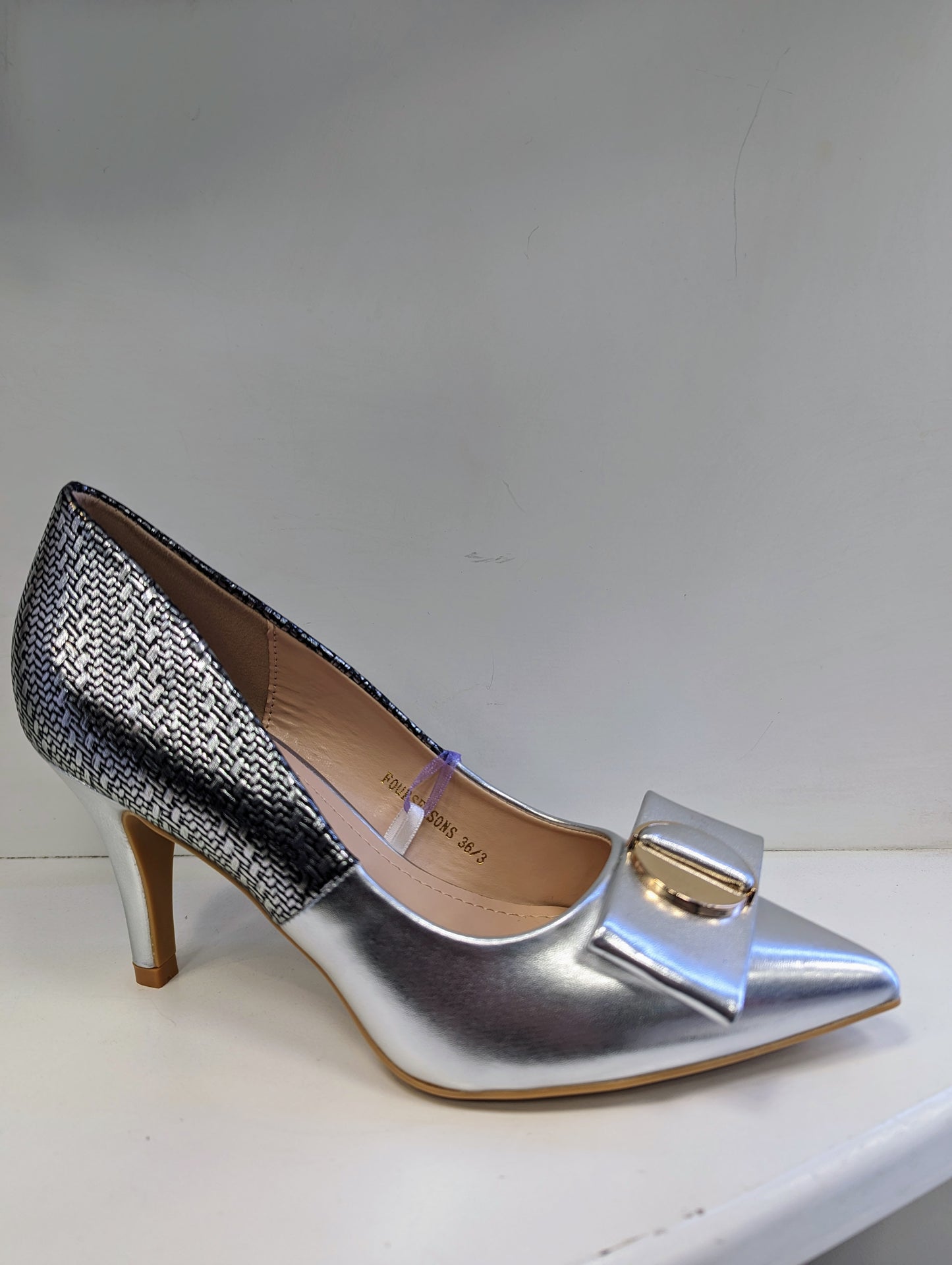 Silver moon shoe